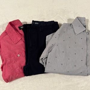 Boys button down shirts with pants